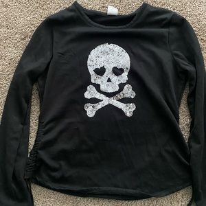 Cute skull women’s top size large